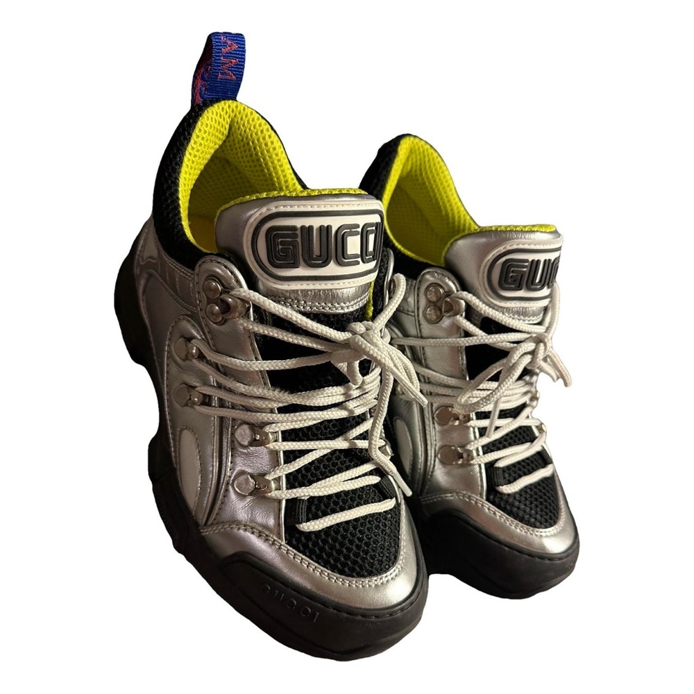 Gucci Flashtrek leather trainers
